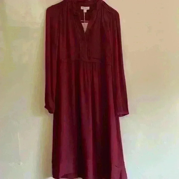 See U Soon Merlot Long Sleeve Dress - Picture 1 of 10